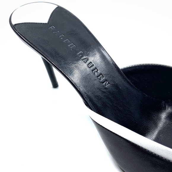 SOLD! 💯 Auth RALPH LAUREN Stiletto Mules - Picture 5 of 8